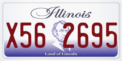 IL license plate X562695