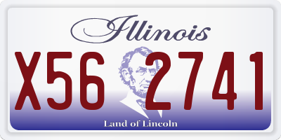 IL license plate X562741