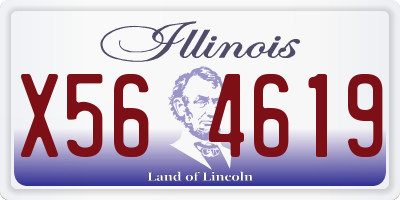 IL license plate X564619