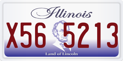 IL license plate X565213