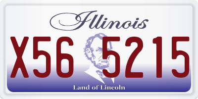 IL license plate X565215