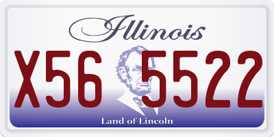 IL license plate X565522