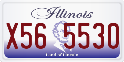 IL license plate X565530