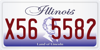 IL license plate X565582