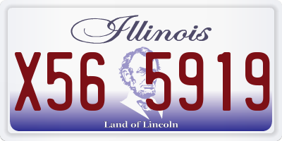 IL license plate X565919