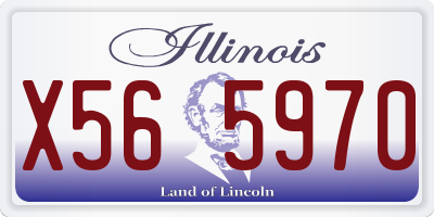 IL license plate X565970