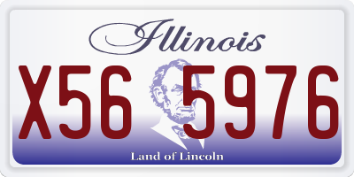 IL license plate X565976