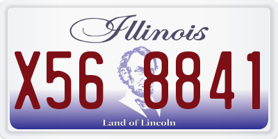 IL license plate X568841