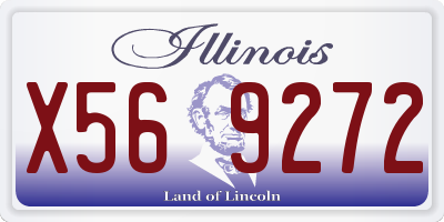 IL license plate X569272