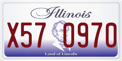 IL license plate X570970