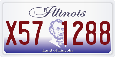IL license plate X571288