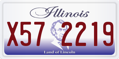 IL license plate X572219