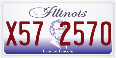 IL license plate X572570