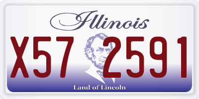 IL license plate X572591