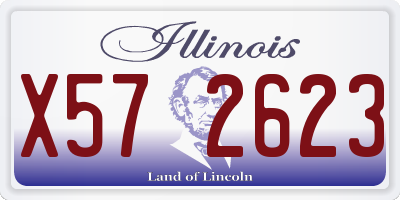 IL license plate X572623