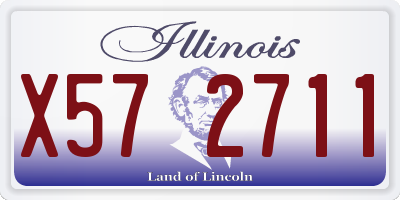 IL license plate X572711