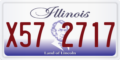IL license plate X572717