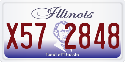 IL license plate X572848