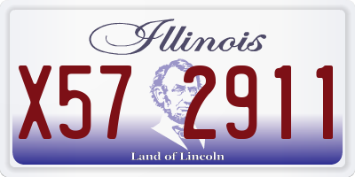 IL license plate X572911