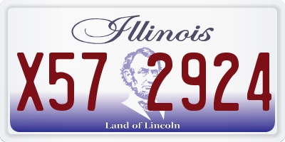 IL license plate X572924