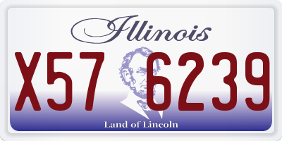 IL license plate X576239