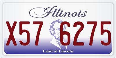 IL license plate X576275