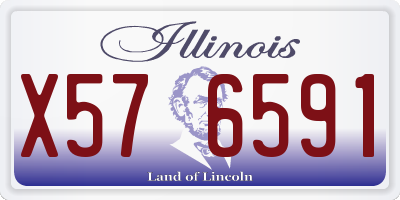IL license plate X576591