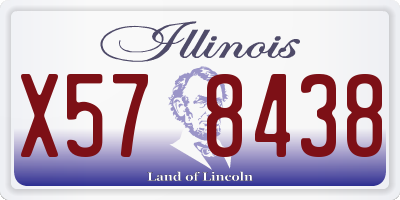 IL license plate X578438
