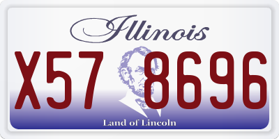 IL license plate X578696