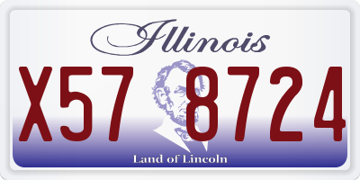 IL license plate X578724