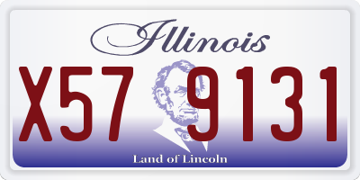 IL license plate X579131