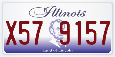 IL license plate X579157