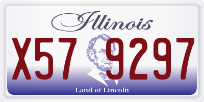 IL license plate X579297