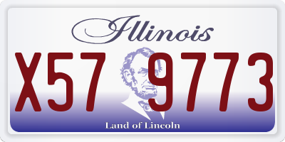 IL license plate X579773