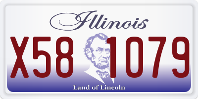 IL license plate X581079