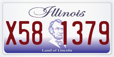 IL license plate X581379