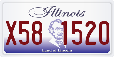IL license plate X581520
