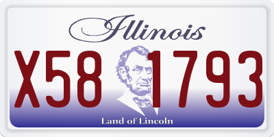 IL license plate X581793