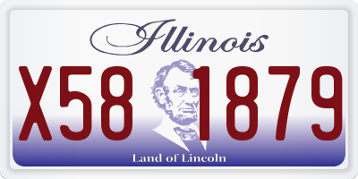 IL license plate X581879