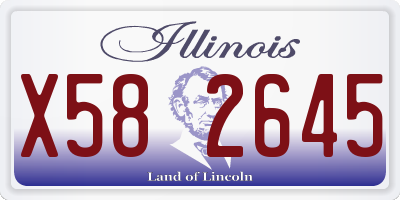 IL license plate X582645