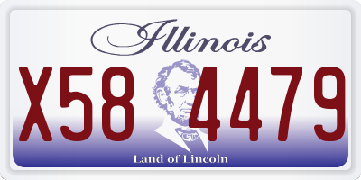 IL license plate X584479