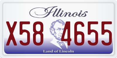 IL license plate X584655