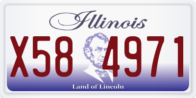 IL license plate X584971