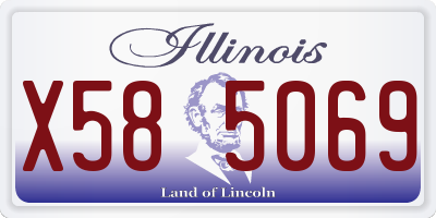 IL license plate X585069
