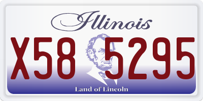 IL license plate X585295