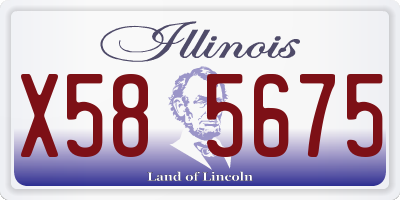 IL license plate X585675