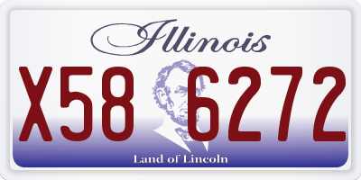 IL license plate X586272