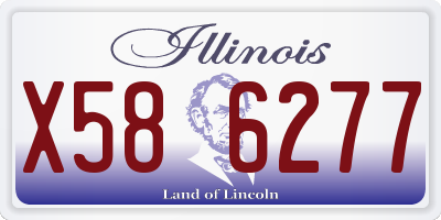 IL license plate X586277
