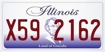 IL license plate X592162