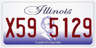 IL license plate X595129